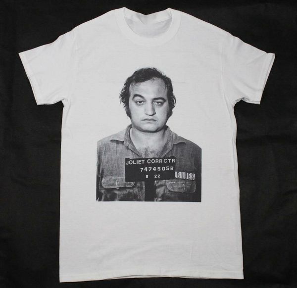 john belushi the blues brothers mugswhite tee t shirt s-3xl joliet jake blues t-shirt for youth middle-age old age