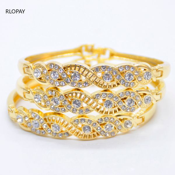 bangle wholesale 3pcs gold bracelets for women luxury crystal cuff bangles trendy moroccan wedding jewelry, Black
bangle wholesale 3pcs gold bracelets for women luxury crystal cuff bangles trendy moroccan wedding jewelry, Black