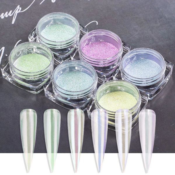 6 color/set nail mirror glitter powder shine manicure neon colorful chrome pigment mermaid powder dust for nail art decorations, Silver;gold
6 color/set nail mirror glitter powder shine manicure neon colorful chrome pigment mermaid powder dust for nail art decorations, Silver;gold