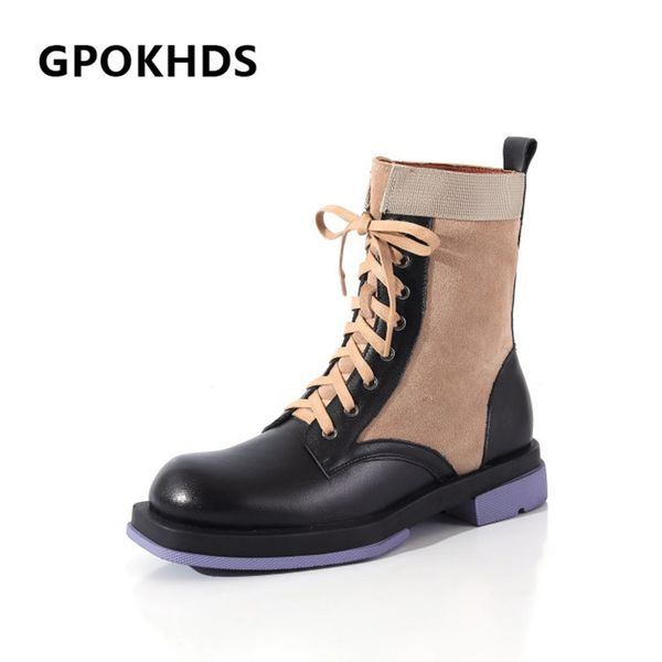 boots gpokhds 2021 women ankle cow leather winter short plush round toe mixed colors med heels female riding size 39, Black
boots gpokhds 2021 women ankle cow leather winter short plush round toe mixed colors med heels female riding size 39, Black