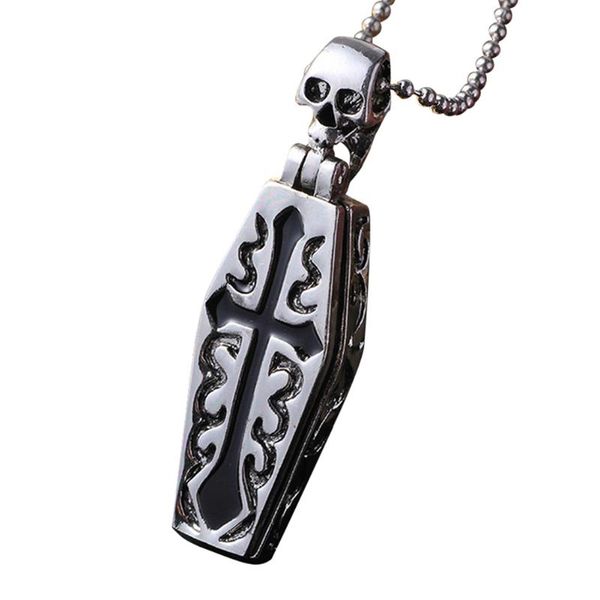 men hip hop gothic cross alloy coffin necklace women men skull necklaces skeleton collier femme collares de moda, Silver
men hip hop gothic cross alloy coffin necklace women men skull necklaces skeleton collier femme collares de moda, Silver