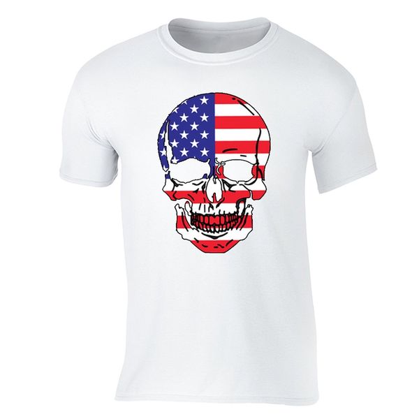 2019 new men's american flag skull 4th of july t-shirt clothing day dead usa pride shirt white summer fashion
2019 new men's american flag skull 4th of july t-shirt clothing day dead usa pride shirt white summer fashion