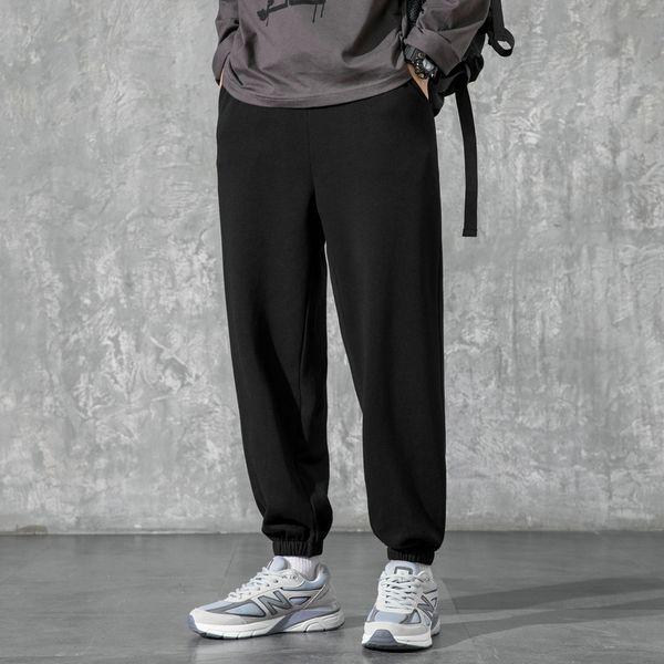 the new korean fashion 2020 loose-fitting footwork nine minute pants men's casual sports pants, Black
the new korean fashion 2020 loose-fitting footwork nine minute pants men's casual sports pants, Black