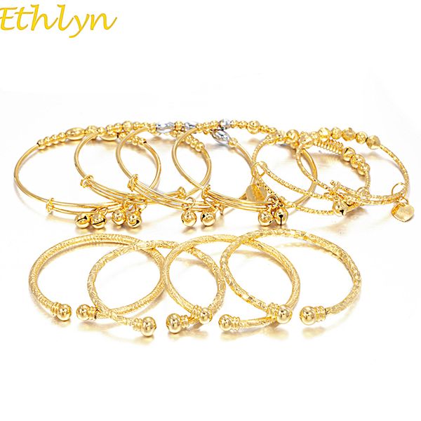 ethlyn christmas gift small bangles girls baby harmony lovely gold color charm beads bracelet bell heart jewelry child party, Black
ethlyn christmas gift small bangles girls baby harmony lovely gold color charm beads bracelet bell heart jewelry child party, Black