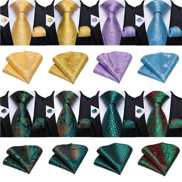 bow ties men tie teal green yellow blue paisley quality silk wedding for hanky cufflink business gift set dibangu designer, Black;gray
bow ties men tie teal green yellow blue paisley quality silk wedding for hanky cufflink business gift set dibangu designer, Black;gray