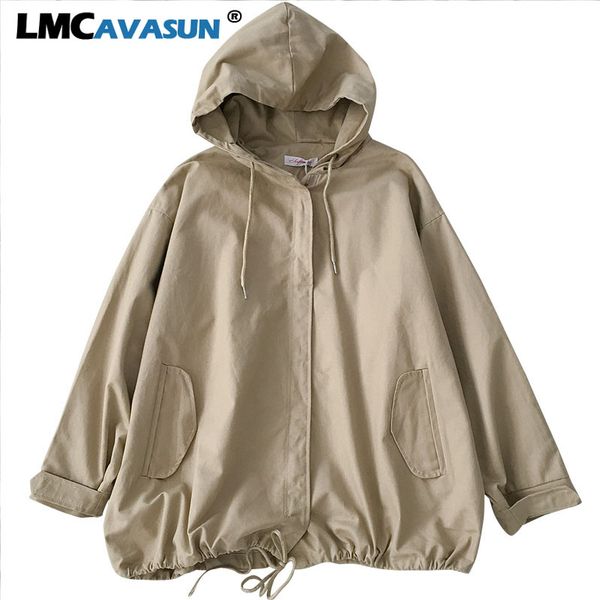 safari harajuku style loose coat women fashion long sleeve zipper hooded jacket female black khaki vintage cotton outwear, Black;brown
safari harajuku style loose coat women fashion long sleeve zipper hooded jacket female black khaki vintage cotton outwear, Black;brown