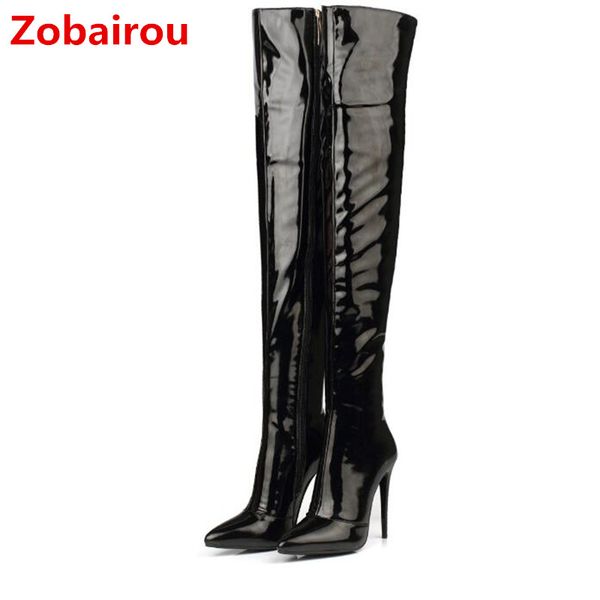 boots zobairou extreme high heels black patent leather long bota feminina red latex overknee rain slim shoes woman 2021
boots zobairou extreme high heels black patent leather long bota feminina red latex overknee rain slim shoes woman 2021