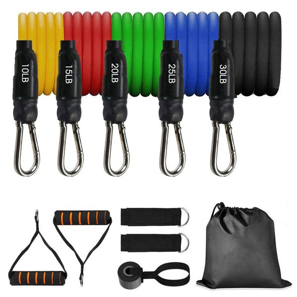 11pcs fitness resistance bands 17pcs exercise workout bands elastic 14pcs pull string sport assist trainer loop for gym fitness
11pcs fitness resistance bands 17pcs exercise workout bands elastic 14pcs pull string sport assist trainer loop for gym fitness