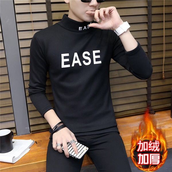 2020 plush and thickened student, korean fashion bottoming shirt for men, autumn and winter warm fit top, White;black
2020 plush and thickened student, korean fashion bottoming shirt for men, autumn and winter warm fit top, White;black