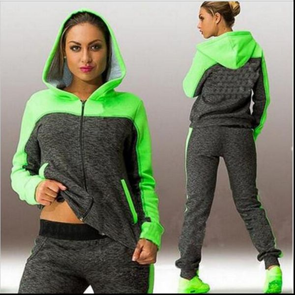 two piece set women sports fashion patchwork tracksuit zipper hoodie sweatshirt pants jogging suit casual outfits matching sets, Gray
two piece set women sports fashion patchwork tracksuit zipper hoodie sweatshirt pants jogging suit casual outfits matching sets, Gray