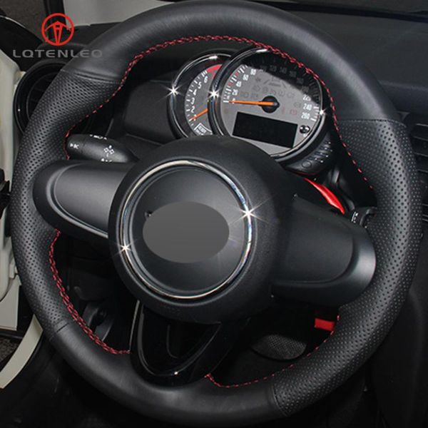 lqtenleo black artificial leather hand-stitched car steering wheel cover for mini cooper coupe clubman countryman 2014-2020
lqtenleo black artificial leather hand-stitched car steering wheel cover for mini cooper coupe clubman countryman 2014-2020
