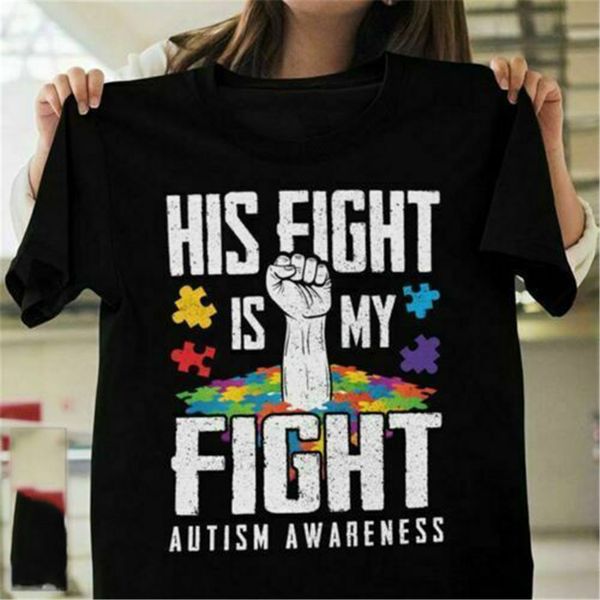 его борьба мой бой аутизм awareness мужчины t-shirt хлопок s-3xl streetwear смешной tee shirt
его борьба мой бой аутизм awareness мужчины t-shirt хлопок s-3xl streetwear смешной tee shirt