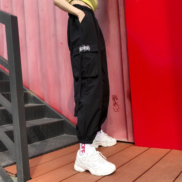 women's pants & capris goohojio 2021 autumn fashion casual vintage hip hop harajuku cargo women high waist ankle length trousers for, Black;white
women's pants & capris goohojio 2021 autumn fashion casual vintage hip hop harajuku cargo women high waist ankle length trousers for, Black;white