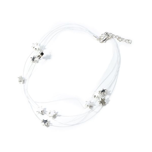 chokers fishing line star fashion choker necklace for women jewelry collares friends chains accessories aesthetics suspension xl10238, Golden;silver
chokers fishing line star fashion choker necklace for women jewelry collares friends chains accessories aesthetics suspension xl10238, Golden;silver