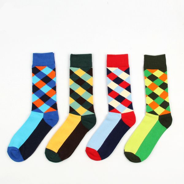 men's socks colour cotton happy men/women british style casual harajuku designer brand fashion novelty art for couple funny plaid sock, Black
men's socks colour cotton happy men/women british style casual harajuku designer brand fashion novelty art for couple funny plaid sock, Black