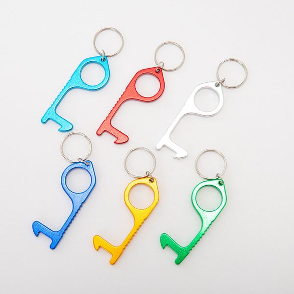 contactless keychain opener aluminum alloy blue red yellow silver 7cm beer bottle opener with key ring
contactless keychain opener aluminum alloy blue red yellow silver 7cm beer bottle opener with key ring