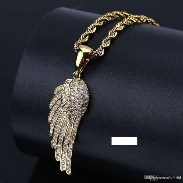 fashion women jewelry angel wings pendant necklace gold silver color plated iced out full cz stone gift idea
fashion women jewelry angel wings pendant necklace gold silver color plated iced out full cz stone gift idea