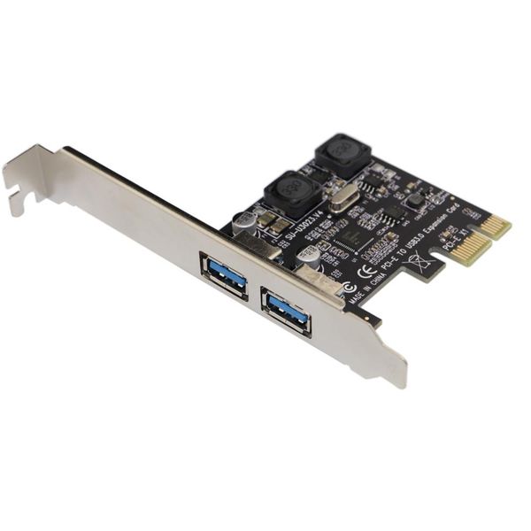 super fast 2 ports usb 3.0 5gbps pci express pci-e 1x expansion card self-powered for deskpc windows xp, 7, vista, 8, 10
super fast 2 ports usb 3.0 5gbps pci express pci-e 1x expansion card self-powered for deskpc windows xp, 7, vista, 8, 10