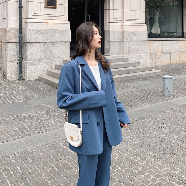 small women's korean style loose small suit 2020 spring internet celebrity casual pants coat coat casual pants two-piece suit rnv2s, Gray
small women's korean style loose small suit 2020 spring internet celebrity casual pants coat coat casual pants two-piece suit rnv2s, Gray