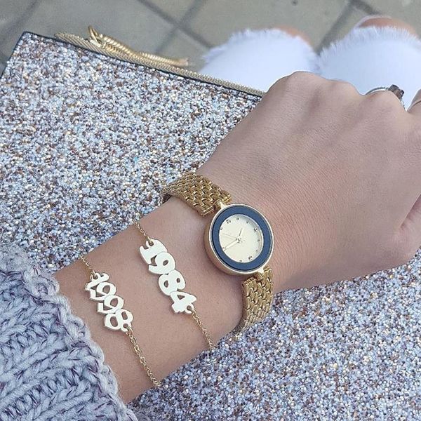 birth year bracelet, custom date years bracelets, birth year bracelet, gifts for girlfriend, mom, daughter, Golden;silver
birth year bracelet, custom date years bracelets, birth year bracelet, gifts for girlfriend, mom, daughter, Golden;silver