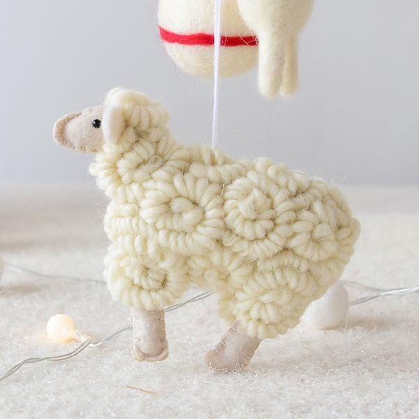 nuoqi ins nordic style handmade pendant accessories accessories wool felt small sheep christmas pendant roll sheep christmas ornament orname
nuoqi ins nordic style handmade pendant accessories accessories wool felt small sheep christmas pendant roll sheep christmas ornament orname