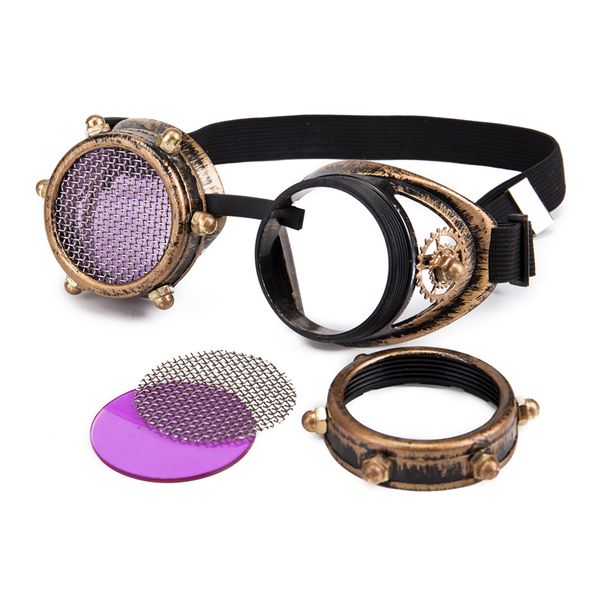 c.f.goggle kaleidoscope rainbow crystal lenses steampunk goggles eyewear punk vintage goggles welding cosplay glasses, White;black
c.f.goggle kaleidoscope rainbow crystal lenses steampunk goggles eyewear punk vintage goggles welding cosplay glasses, White;black