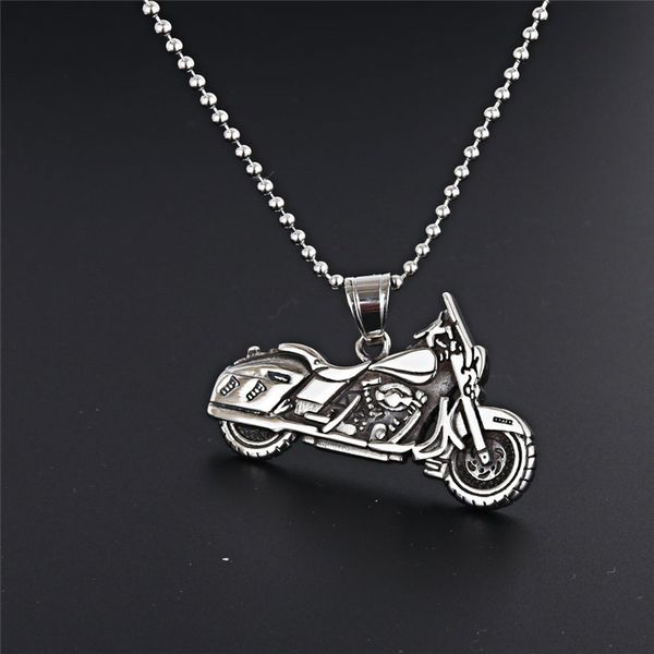 pendant necklaces necklace men stainless steel hip hop glamour moto locomotive chain men's jewelry for male accessories, Silver
pendant necklaces necklace men stainless steel hip hop glamour moto locomotive chain men's jewelry for male accessories, Silver