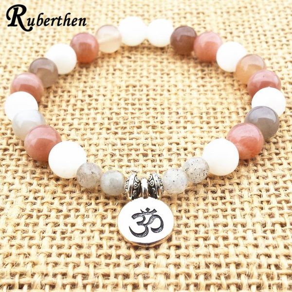 beaded, strands ruberthen design gem stone luxury bracelet ohm charm moonstone and sunstone womens mala energy protection jewelry, Black
beaded, strands ruberthen design gem stone luxury bracelet ohm charm moonstone and sunstone womens mala energy protection jewelry, Black