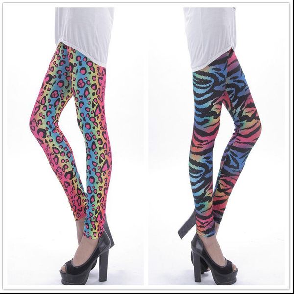 nightclub fluorescent rainbow gradient color leopard milk silk print leggings seamless womens milk silk elasticity fitness penc, Black
nightclub fluorescent rainbow gradient color leopard milk silk print leggings seamless womens milk silk elasticity fitness penc, Black