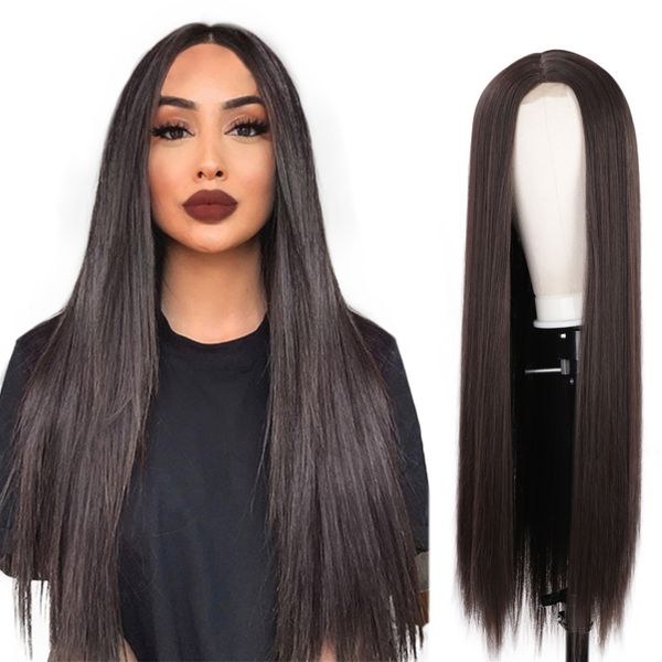 long straight black wig synthetic wigs for women natural middle part lace wig heat resistant fiber natural looking wig
long straight black wig synthetic wigs for women natural middle part lace wig heat resistant fiber natural looking wig