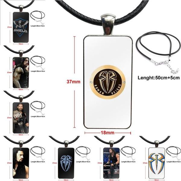 steel color glass cabochon with rectangle shaped pendant choker necklace for kids beads w roman reigns, Silver
steel color glass cabochon with rectangle shaped pendant choker necklace for kids beads w roman reigns, Silver
