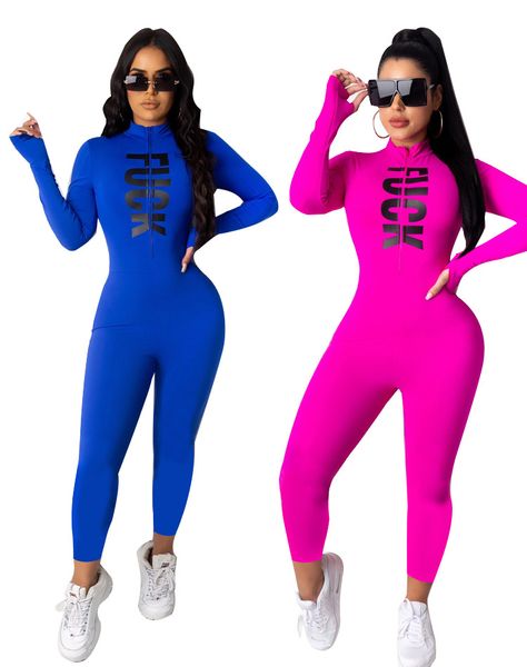 2021 new arrivals womens designer jumpsuits luxury casual slim letter print rompers fashion sport female clothing, Black;white
2021 new arrivals womens designer jumpsuits luxury casual slim letter print rompers fashion sport female clothing, Black;white