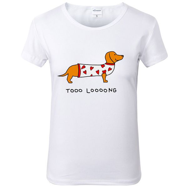 лето printed такса t shirt женщины слишком долго wiener собака o шеи смешные футболки soft tee для гир новизна tee shirt homme
лето printed такса t shirt женщины слишком долго wiener собака o шеи смешные футболки soft tee для гир новизна tee shirt homme