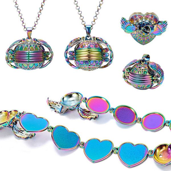 4 layers p box pendant necklace openable colorful hollow folding peach heart round p frame necklace dropship new, Silver
4 layers p box pendant necklace openable colorful hollow folding peach heart round p frame necklace dropship new, Silver