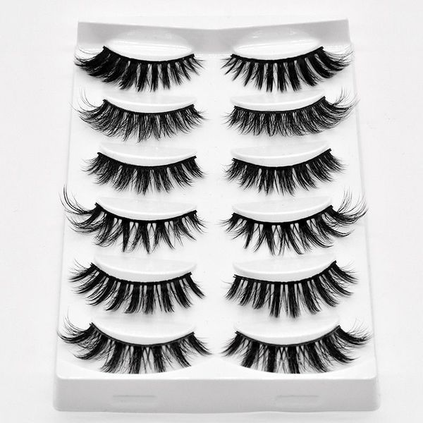 false eyelashes 6pair mixed 3d mink hair full strips thick cross long lashes wispy fluffy eye makeup
false eyelashes 6pair mixed 3d mink hair full strips thick cross long lashes wispy fluffy eye makeup