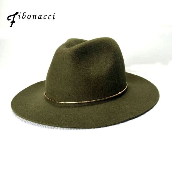 fibonacci jazz hat solid color gold hoop belt wool felt fedoras hats for women men, Blue;gray
fibonacci jazz hat solid color gold hoop belt wool felt fedoras hats for women men, Blue;gray