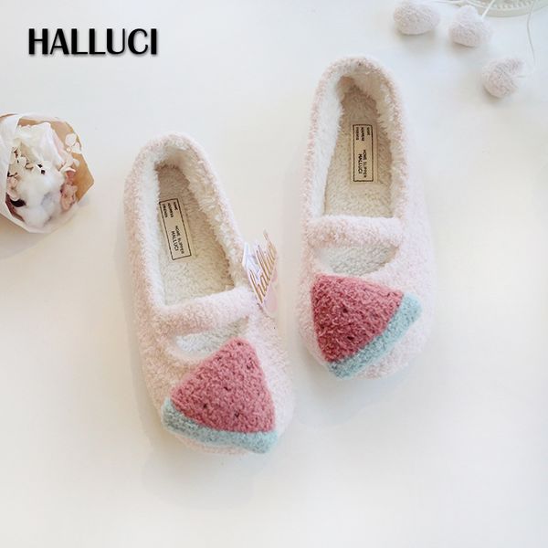 slippers sweet watermelon furry women home flats shoes japanese cute fruits cotton warm bedroom non-slip ladies slipper, Black
slippers sweet watermelon furry women home flats shoes japanese cute fruits cotton warm bedroom non-slip ladies slipper, Black