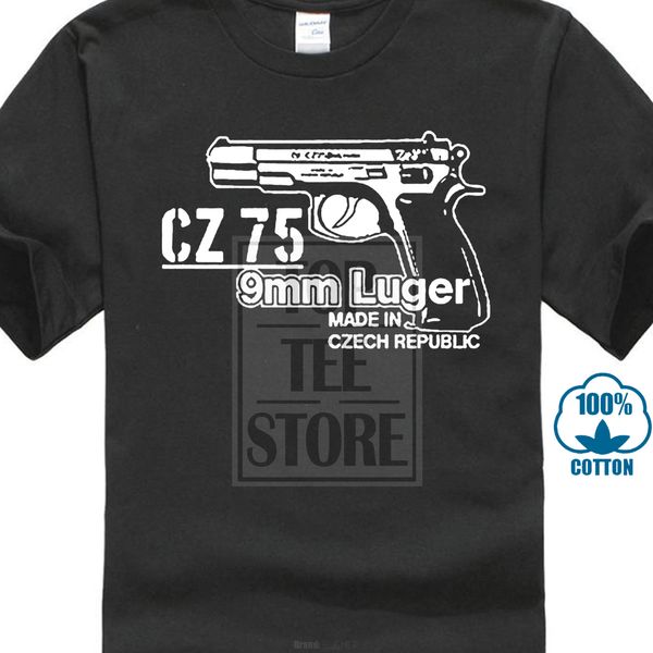 2018 fashion cz 75 9mm luger weapon sniper czech handgun automatic military gun tee shirt black t shirt
2018 fashion cz 75 9mm luger weapon sniper czech handgun automatic military gun tee shirt black t shirt