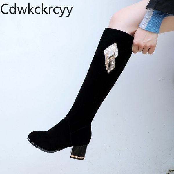 winter the new fashion suede round head side zipper fang he women's boots rhinestone sequin keep warm high heel women boots, Black
winter the new fashion suede round head side zipper fang he women's boots rhinestone sequin keep warm high heel women boots, Black