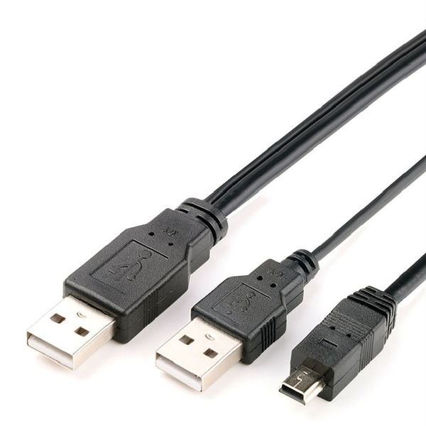 2 in 1 usb 2.0 double a type 2a male to mini 5 pin male y cable for 2.5" mobile hard disk drive hdd date cable portable
2 in 1 usb 2.0 double a type 2a male to mini 5 pin male y cable for 2.5" mobile hard disk drive hdd date cable portable