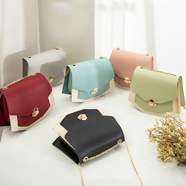 fashion women solid color chain shoulder bag messenger mobile phone solid bag simple charm designs crossbody bags bolsos mujer
fashion women solid color chain shoulder bag messenger mobile phone solid bag simple charm designs crossbody bags bolsos mujer