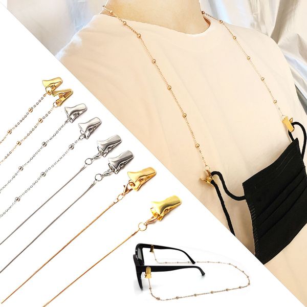 mask eyewear extension chain with 2 hook clips gold silver metal adjustable anti-lost adjustable face mask glasses extension lanyard kha698
mask eyewear extension chain with 2 hook clips gold silver metal adjustable anti-lost adjustable face mask glasses extension lanyard kha698