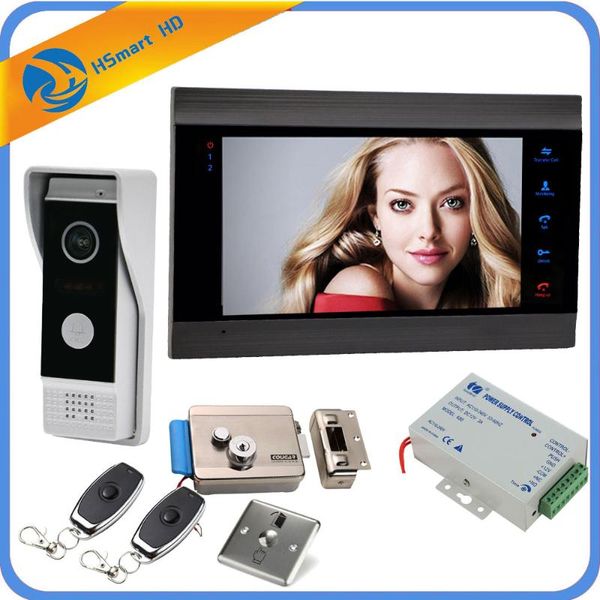 video door phones 7" phone kit with sd record + electric lock power supply+ exit for villa doorbell intercom system
video door phones 7" phone kit with sd record + electric lock power supply+ exit for villa doorbell intercom system