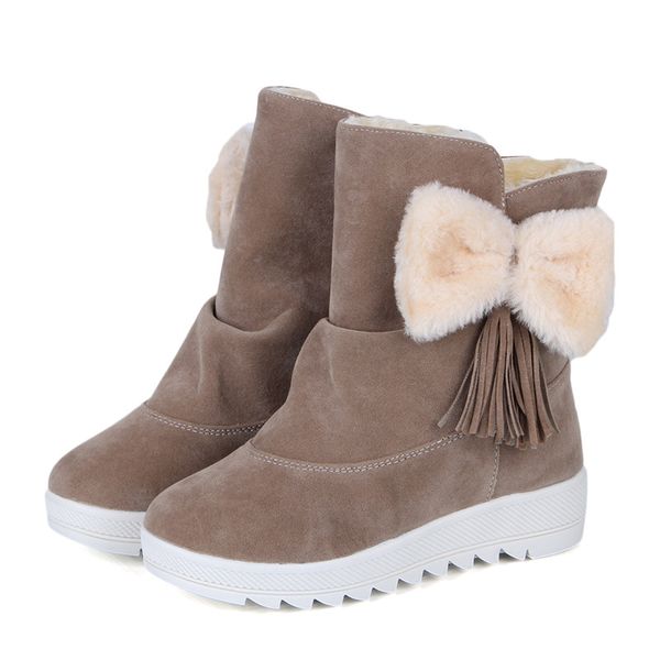 women snow boots winter fur flat heels slip on ankle boot female warm winter shoes women cotton boots shoes, Black
women snow boots winter fur flat heels slip on ankle boot female warm winter shoes women cotton boots shoes, Black
