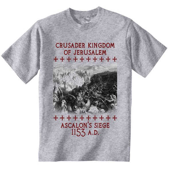 knight templar crusader kingdom - new cotton grey grey tshirt
knight templar crusader kingdom - new cotton grey grey tshirt