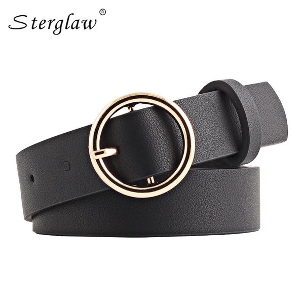 new women's ring leather belt woman round buckle wide belts for women strap for woman jeans belt feminine n213, Black;brown 
new women's ring leather belt woman round buckle wide belts for women strap for woman jeans belt feminine n213, Black;brown