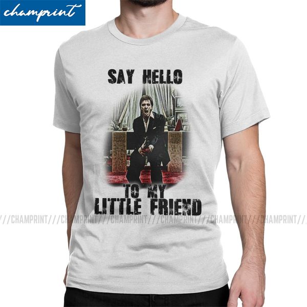 men's t-shirts say hello to my little friend hipster tee shirt scarface tony montana pacino gangster movie t shirts unique
men's t-shirts say hello to my little friend hipster tee shirt scarface tony montana pacino gangster movie t shirts unique