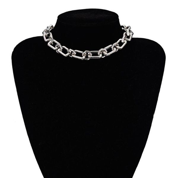 hyperbole punk hip hop curb cuban miami chunky thick zinc alloy chain necklace women men geometric chain neck collar jewelry, Silver
hyperbole punk hip hop curb cuban miami chunky thick zinc alloy chain necklace women men geometric chain neck collar jewelry, Silver