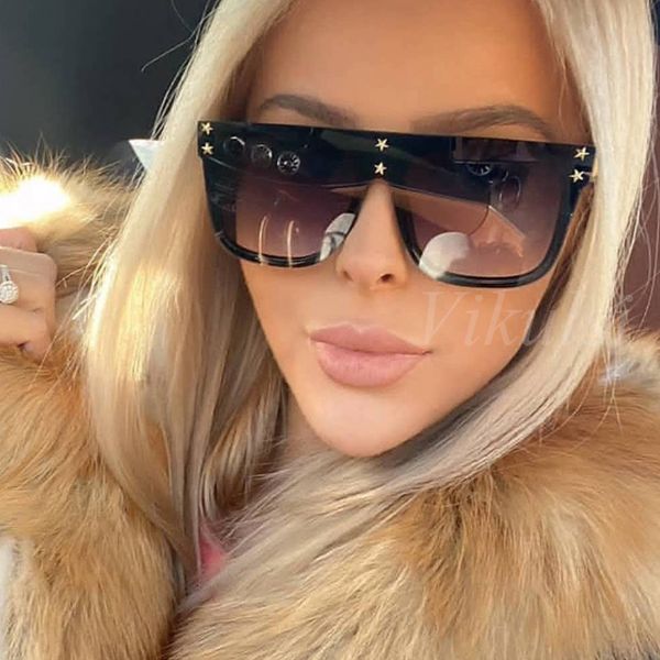 sunglasses trending one piece square women brand retro metal star oversized sun glasses female vintage shades eyewear men uv400, White;black
sunglasses trending one piece square women brand retro metal star oversized sun glasses female vintage shades eyewear men uv400, White;black