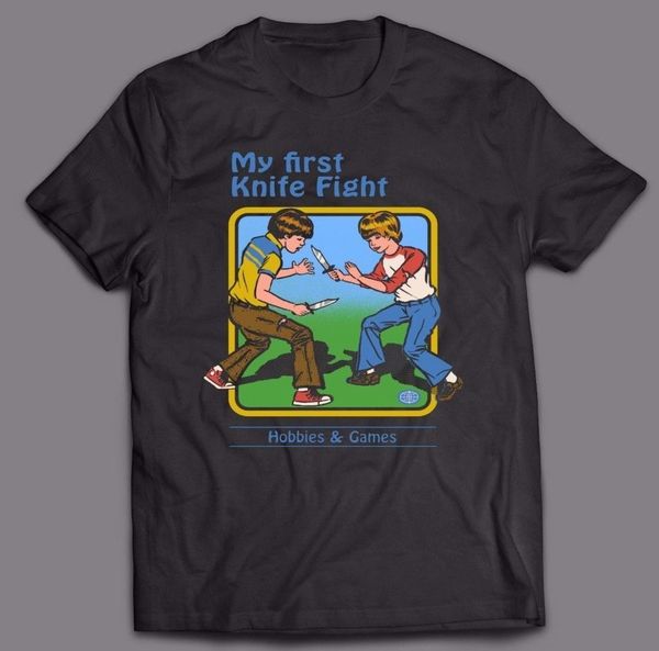 my first knife fight hobby parody **oldskool artwork shirt s-xxxl many options
my first knife fight hobby parody **oldskool artwork shirt s-xxxl many options